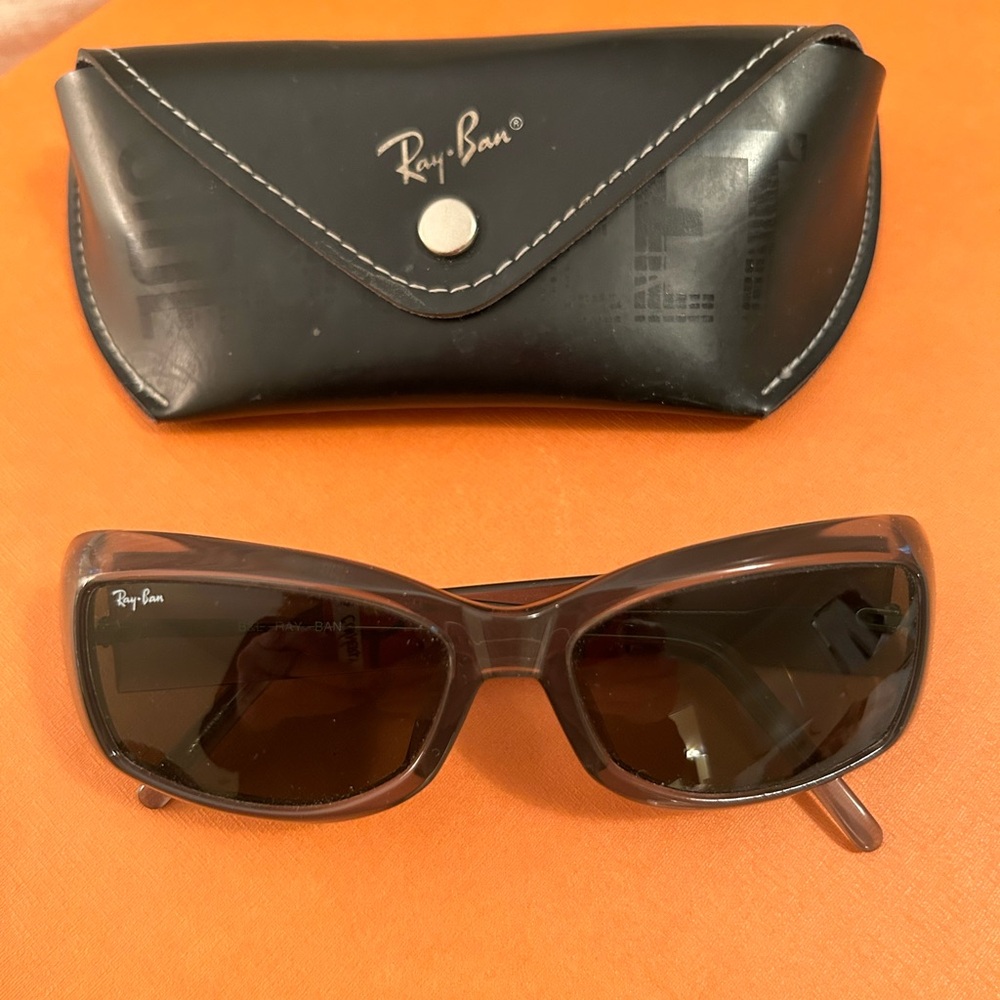 😎Vintage Unisex Ray-Ban W2636 Sidestreet Tanker Steel Gray Sunglasses😎